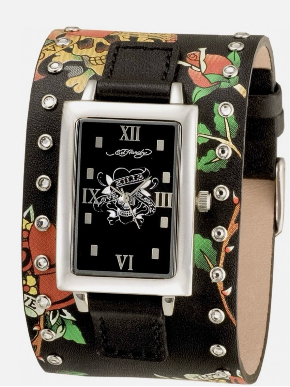 Ed Hardy Ladies' Temptress Love Kills Watch